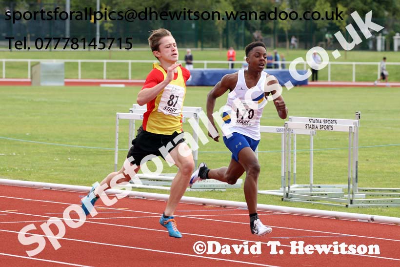 Boys under-15s 200 metres, Northern Under-13s, U-15s and 17s Championships. Photo: David T. Hewitson/Sports for All Pics